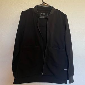 Figs Jacket Black Bellery Scrub Jacket